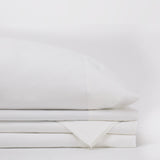 American Made 100% Cool Flow Cotton Sheet Set - Pure White