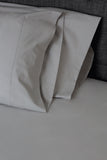 American Made 100% Cool Flow Cotton Memory Foam Fitted Sheet Set - Silver Smoke