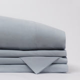 American Made 100% Cool Flow Cotton Sheet Set - Blue Mist