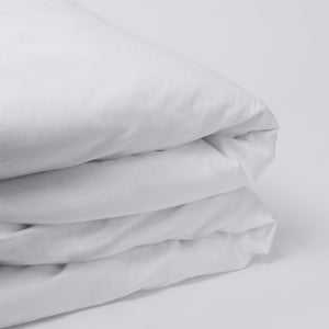 American Made 100% Cool Flow Cotton Duvet Cover - Pure White