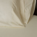 American Made 100% Cool Flow Cotton Memory Foam Fitted Sheet Set - Soft Ivory